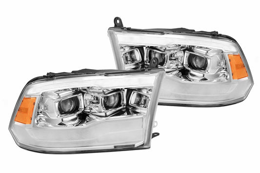 ARex (PRO-Series) Halogen Headlights:: Dodge Ram (09-18) - Chrome (Set) - Headlights (Image 1 of 5)