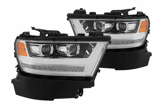 ARex (PRO-Series) Halogen Headlights:: Dodge Ram 1500 (19-24) - Chrome (Set) - Headlights (Image 1 of 6)