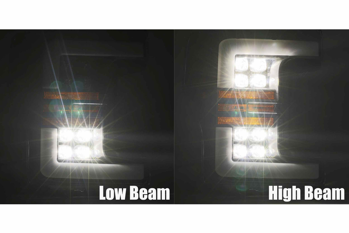 ARex Nova LED Headlights: Ford Super Duty (17-19) - Black (Set) - Headlights (Image 4 of 6)