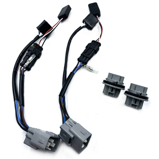 Adapters: Toyota Tundra (14-20) for trucks with OEM LED Headlights (Set) - Wiring Parts