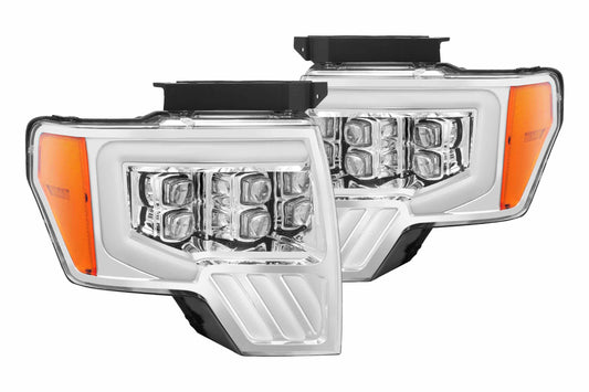 ARex Nova LED Headlights: Ford F150 (09-14) - Chrome (Set) - Headlights (Image 1 of 6)