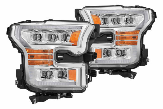 ARex Nova LED Headlights: Ford F150 (15-17) - Chrome (Set) - Headlights (Image 1 of 6)