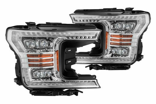 ARex Nova LED Headlights: Ford F150 (18-20) - Chrome (Set) - Headlights (Image 1 of 6)