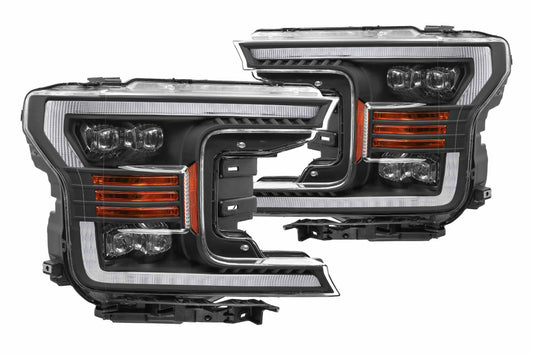 ARex Nova LED Headlights: Ford F150 (18-20) - Black (Set) - Headlights (Image 1 of 6)