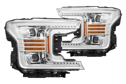 ARex (PRO-Series) Halogen Headlights:: Ford F150 (18-20) - Chrome (Set) - Headlights (Image 1 of 6)