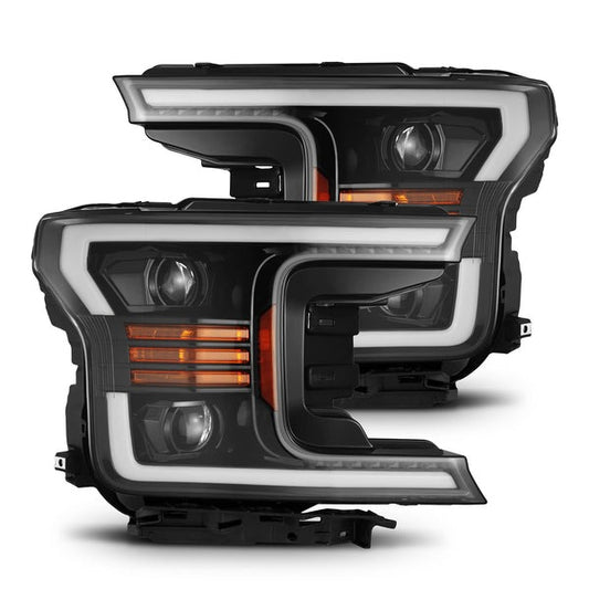 ARex (PRO-Series) Halogen Headlights: Ford F150 (18-20) - Jet Black (Set) - Headlights (Image 1 of 6)