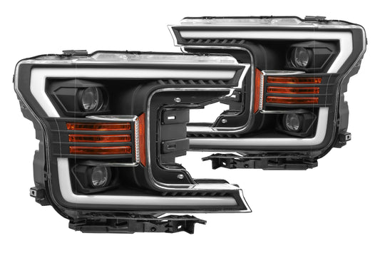 ARex (PRO-Series) Halogen Headlights: Ford F150 (18-20) - Black (Set) - Headlights (Image 1 of 6)
