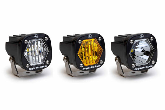 BD S1 LED Pod w/ Bracket (Each / White / Wide Beam) - Off Road - Universal (Image 1 of 6)