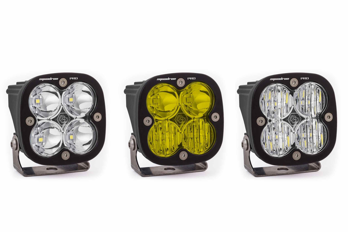 BD Squadron Pro Light Pods: (Each / Amber / Work-Scene Beam / Black Body) - Off Road - Universal (Image 1 of 6)