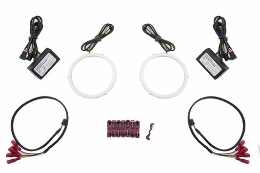 DD HD LED Halos: Set (140mm / Red) - LED Halos/Strips (Image 1 of 6)