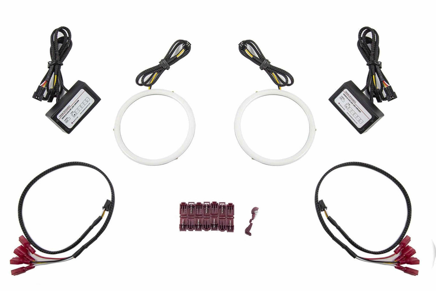 DD HD LED Halos: Set (60mm / Amber) - LED Halos/Strips (Image 1 of 6)