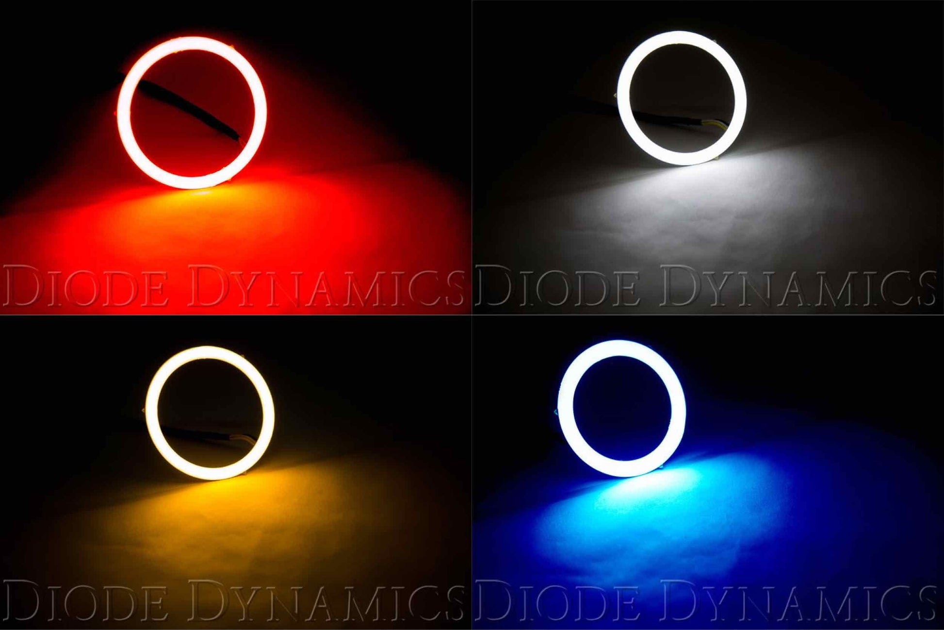 DD HD LED Halos: Set (60mm / Amber) - LED Halos/Strips (Image 6 of 6)