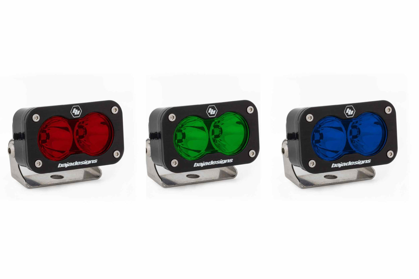 BD S2 Sport LED Wide Cornering Amber Flush Mount - Off Road - Universal (Image 2 of 6)