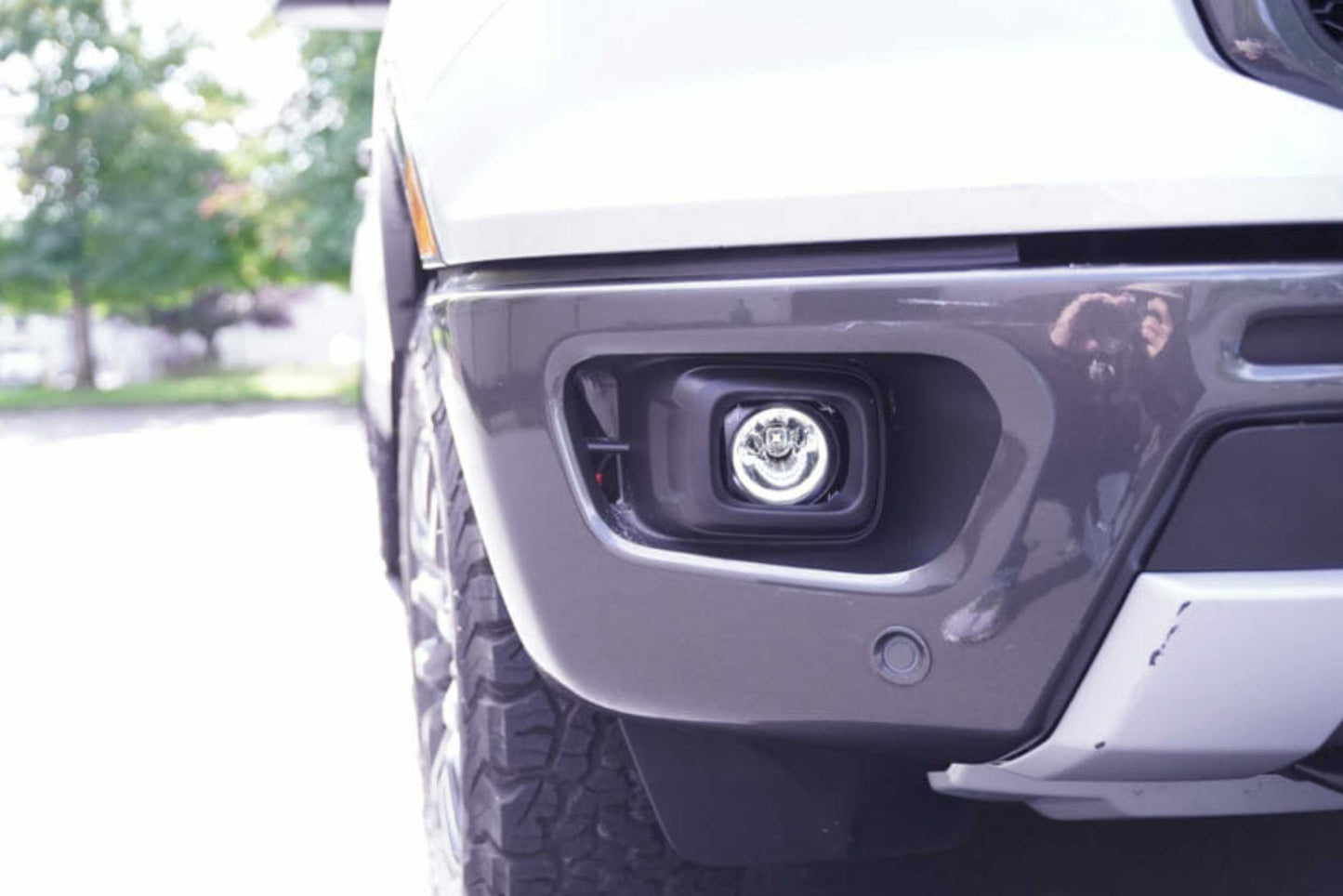 Vision X LED Fog Light System: Ford Ranger (19+) (2x Optimus Square Pods w/ Halo) - Off Road - Veh. Spec (Image 6 of 6)
