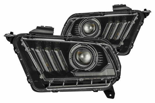 ARex (PRO-Series) Halogen Headlights: Ford Mustang (10-12) - Black (Set) - Headlights (Image 1 of 6)