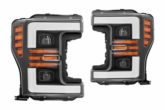 ARex (PRO-Series) Halogen Headlights:: Ford Super Duty (17-19) - Chrome (Set) - Headlights (Image 1 of 6)