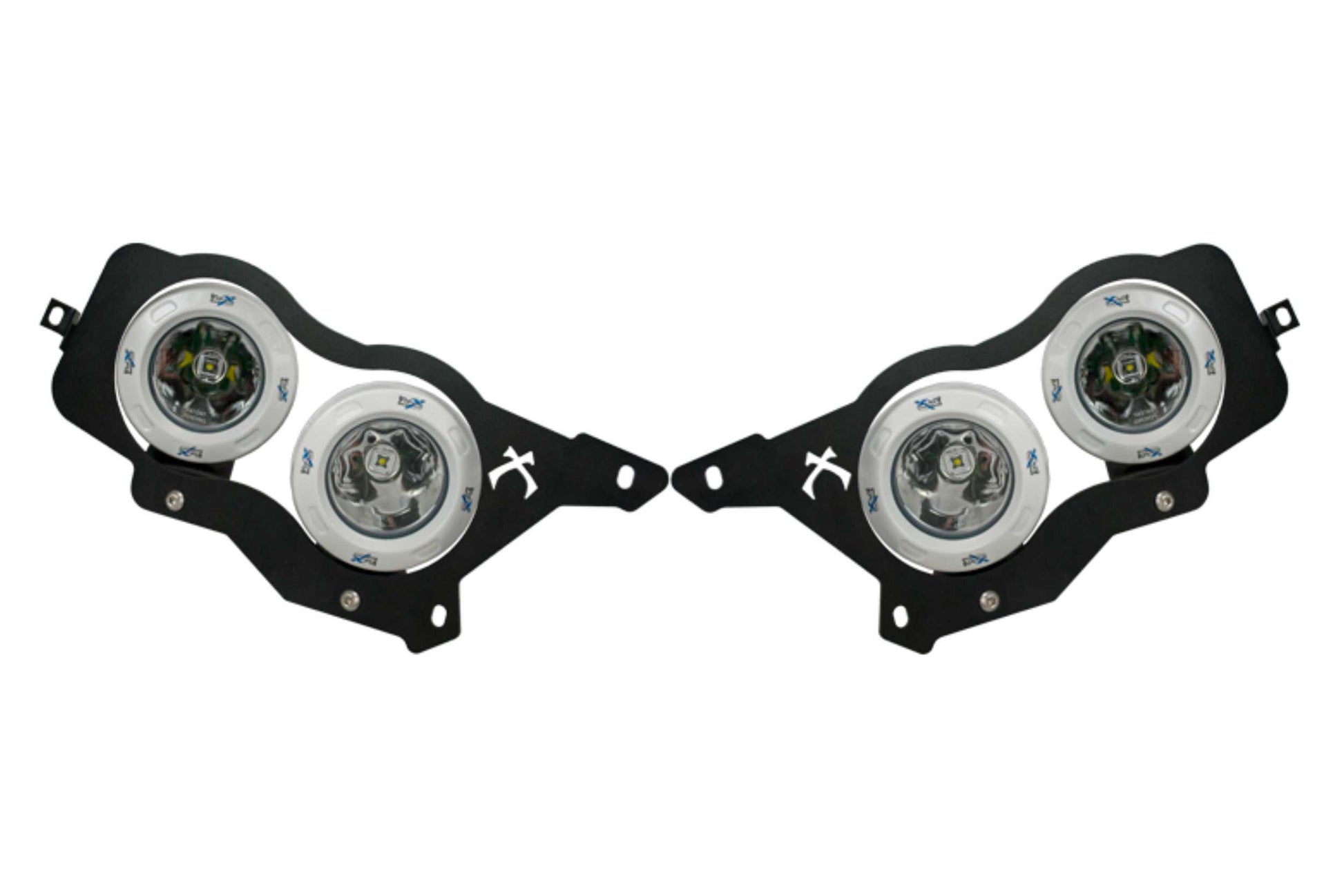 Vision X LED Headlights: Polaris RZR (14-16) (2x XIL-OPRH110 + 2x XIL-OPRH120 / Brackets / Wiring) - Off Road - Veh. Spec (Image 3 of 6)