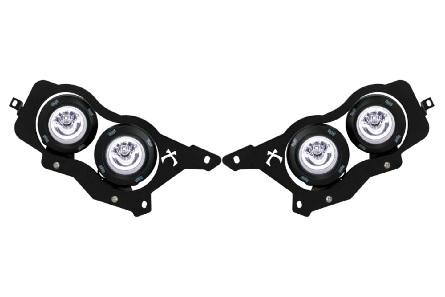 Vision X LED Headlights: Polaris RZR (14-16) (2x XIL-OPRH110 + 2x XIL-OPRH120 / Brackets / Wiring) - Off Road - Veh. Spec (Image 4 of 6)