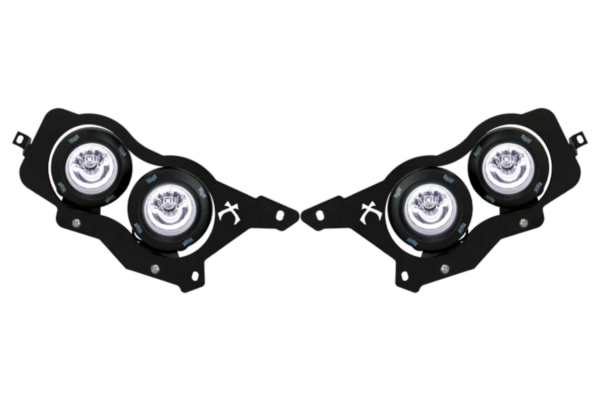 Vision X LED Headlights: Polaris RZR (14-16) (2x XIL-OPRH110 + 2x XIL-OPRH120 / Brackets / Wiring) - Off Road - Veh. Spec (Image 4 of 6)