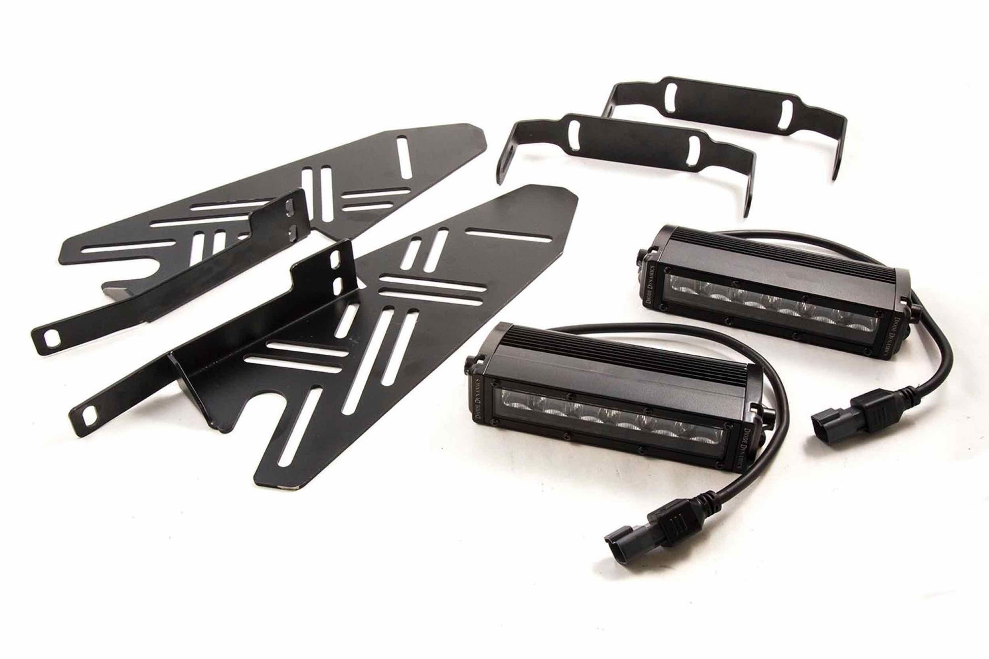 DD Bumper Light Kit: Ford Raptor (17-20) (Amber / Wide Beam) (2x SS12 Bars) - Off Road - Veh. Spec (Image 2 of 6)