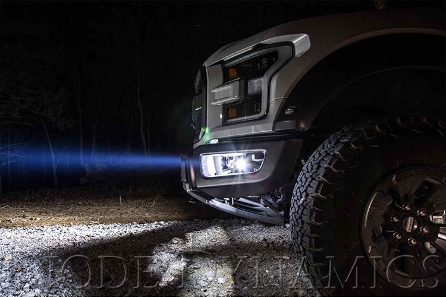 DD Bumper Light Kit: Ford Raptor (17-20) (Amber / Wide Beam) (2x SS12 Bars) - Off Road - Veh. Spec (Image 4 of 6)