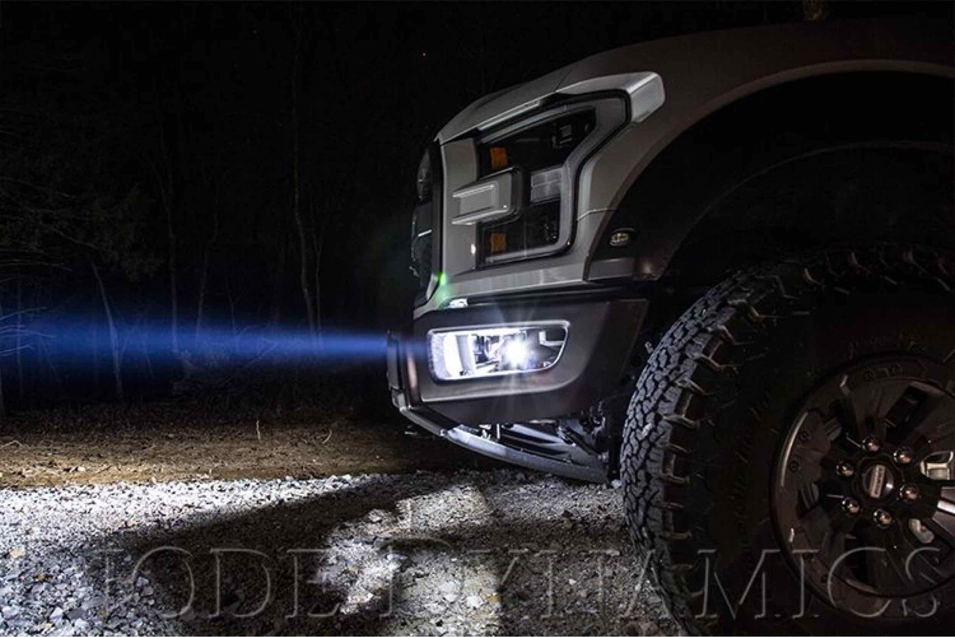 DD Bumper Light Kit: Ford Raptor (17-20) (Amber / Wide Beam) (2x SS12 Bars) - Off Road - Veh. Spec (Image 4 of 6)
