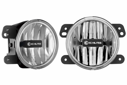 Gravity G4 Fogs: Wrangler JK (10-18) (Set / White) - Fog Lights (Image 1 of 6)