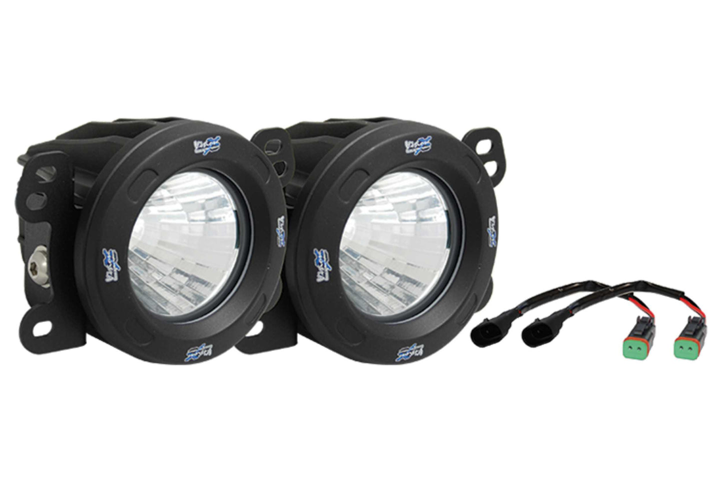 Vision X LED Fog Light System: Wrangler JK (07-09) (2x Optimus 20 Degree Pods) - Off Road - Veh. Spec (Image 3 of 3)