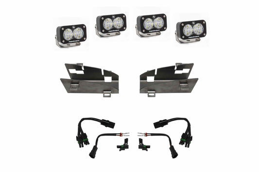 BD LED Fog Kit: Dodge Ram 1500 (19+) (S2 Sport / White) - Off Road - Veh. Spec (Image 1 of 6)