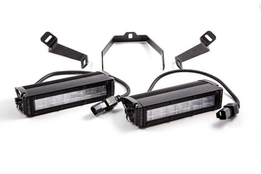 DD Grille-Mount LED System: Subaru WRX (15-17) (White/ Driving Beam) (2x SS6 Bars) - Off Road - Veh. Spec (Image 1 of 6)