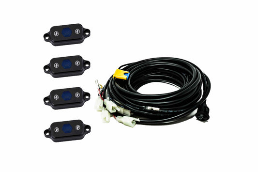 BD LED Rock Light System: (4 pcs / Blue) - Rock Lights / Wheel Rings (Image 1 of 3)