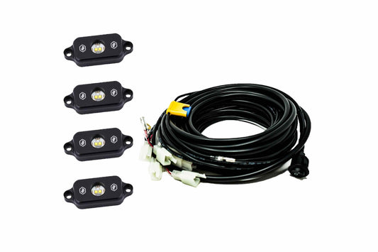 BD LED Rock Light System: (4 pcs / Red) - Rock Lights / Wheel Rings (Image 1 of 4)