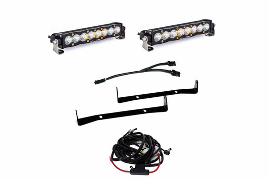 BD Grille-Mount LED System: Toyota 4Runner (14-20) (10in / 2x S8 Bars) - Off Road - Veh. Spec (Image 1 of 6)