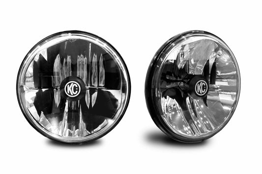 Gravity 7in LED Headlight: Jeep TJ (97-06) (Set / H4) - Headlights (Sealed Beam) (Image 1 of 6)