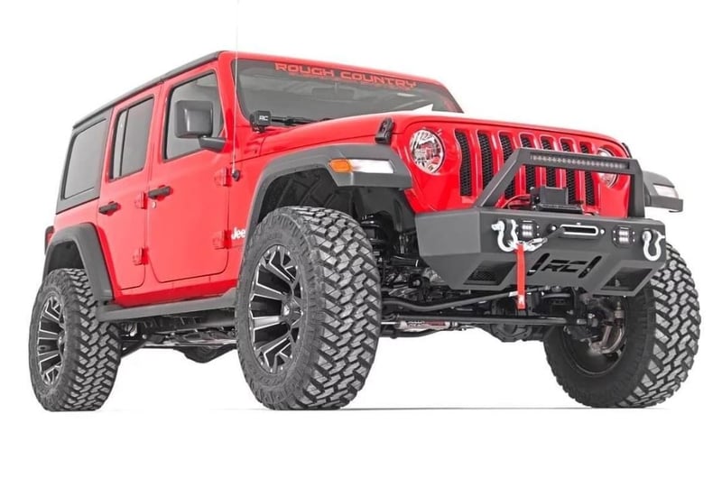 RC 3.5 Inch Lift Kit | Adj Lower | FR D/S | M1 | Jeep Wrangler Unlimited Rubicon (18-23) (manufacturer page)