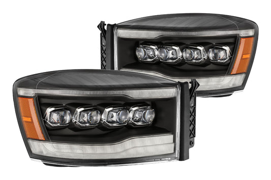 ARex Nova LED Headlights: Dodge Ram (06-08) - Black (Set) - Headlights (Image 1 of 6)