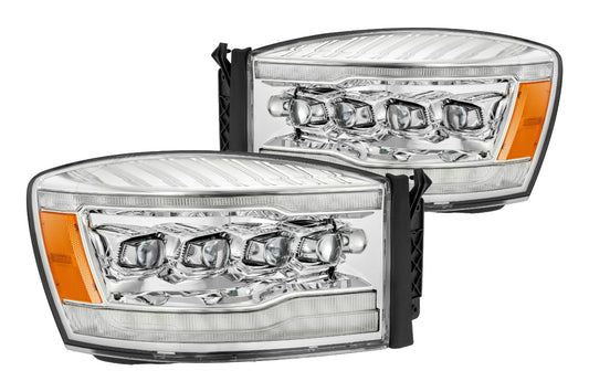 ARex Nova LED Headlights: Dodge Ram (06-08) - Chrome (Set) - Headlights (Image 1 of 6)