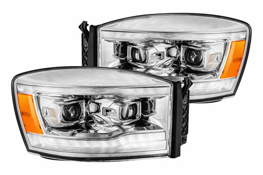 ARex (PRO-Series) Halogen Headlights:: Dodge Ram (06-08) - Chrome (Set) - Headlights (Image 1 of 6)