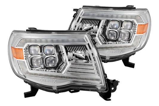 ARex Nova LED Headlights: Toyota Tacoma (05-11) - Chrome (Set) - Headlights (Image 1 of 6)