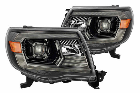 ARex Luxx LED Headlights: Toyota Tacoma (05-11) - Alpha-Black (Projector Ver / Set) - Headlights (Image 1 of 6)