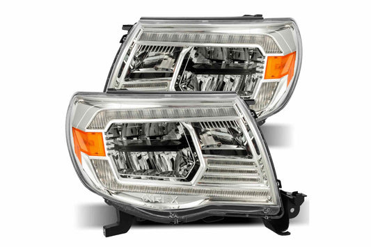 ARex Luxx LED Headlights: Toyota Tacoma (05-11) - Black (Reflector / Set) - Headlights (Image 1 of 6)