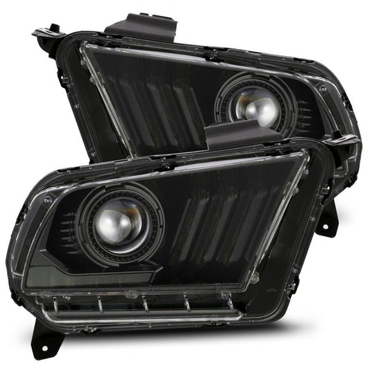 ARex Luxx LED Headlights: Ford Mustang (10-12) - Alpha-Black (Set) - Headlights (Image 1 of 6)