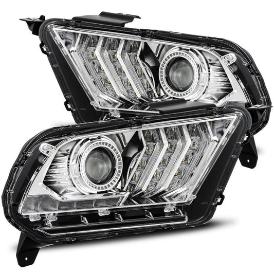 ARex Luxx LED Headlights: Ford Mustang (10-12) - Chrome (Set) - Headlights (Image 1 of 6)
