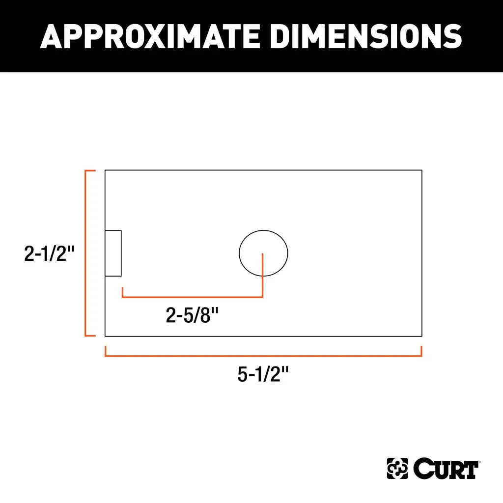 CURT 45405 Reducer Sleeve (2-1/2" to 2" Shank) - Studio View 2
