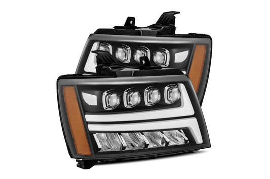 ARex Nova LED Headlights: Chevy Tahoe/Suburban/Avalanche (07-13) - Black (Set) - Headlights (Image 1 of 6)
