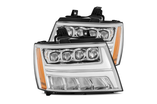 ARex Nova LED Headlights: Chevy Tahoe/Suburban/Avalanche (07-13) - Chrome (Set) - Headlights (Image 1 of 6)