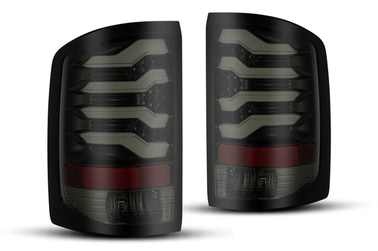 ARex Pro LED Tail Lights: GMC Sierra (14-18) (Jet Black) - Tail Lights (Image 1 of 4)