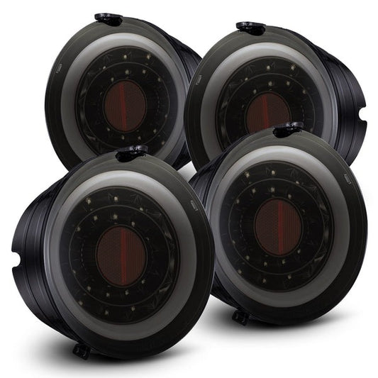 ARex Pro LED Tail Lights: Chevy Corvette (05-13) (Jet Black) - Tail Lights (Image 1 of 6)