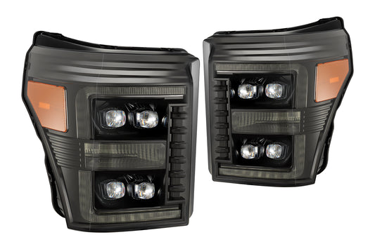 ARex Nova LED Headlights: Ford Super Duty (11-16) - Alpha-Black (Set) - Headlights (Image 1 of 6)
