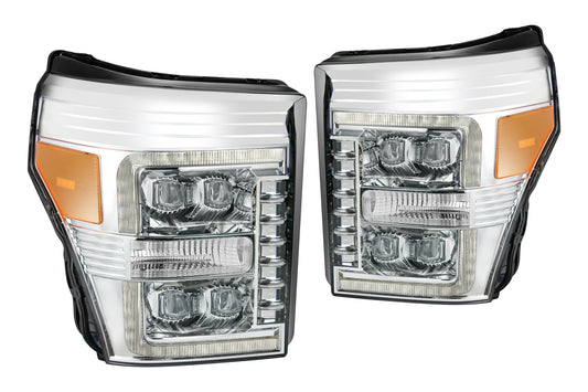 ARex Nova LED Headlights: Ford Super Duty (11-16) - Chrome (Set) - Headlights (Image 1 of 6)